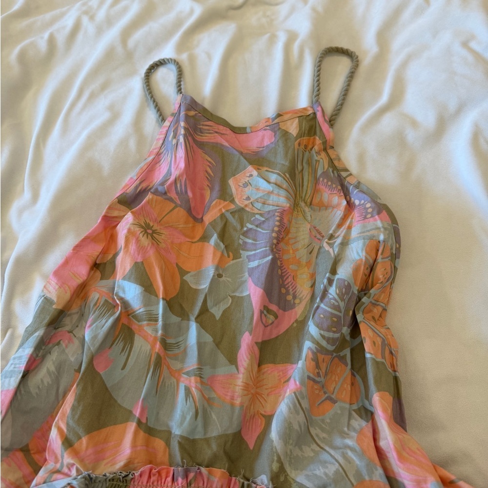 NWOT Free People Rainforest Cotton Mini Dress Women’s Medium - Picture 4 of 8